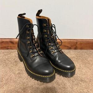 Dr. Martens heeled leather boots